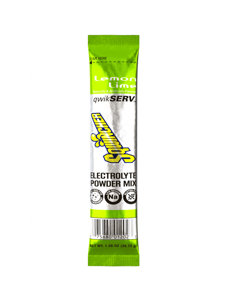 Sqwincher QwikServ® Lemon-Lime Flavored Powder Pack - Spill Control